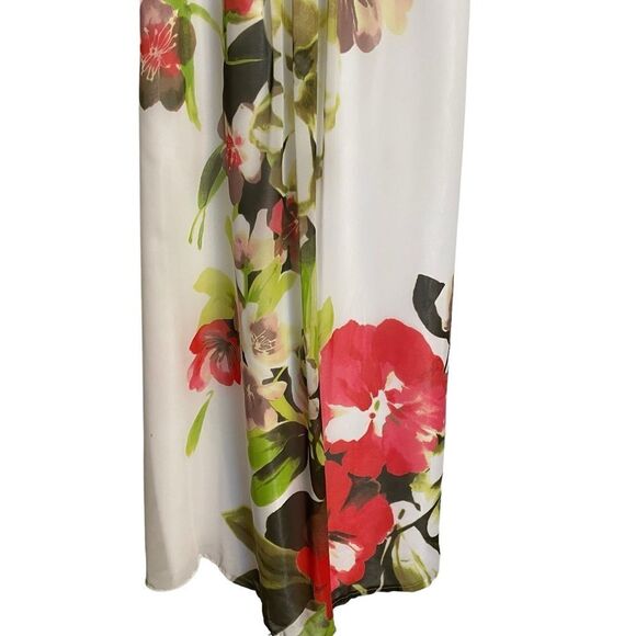 Vintage Cach'e Strapless Floral Beaded Maxi Dress Size 0 - Picture 4 of 8